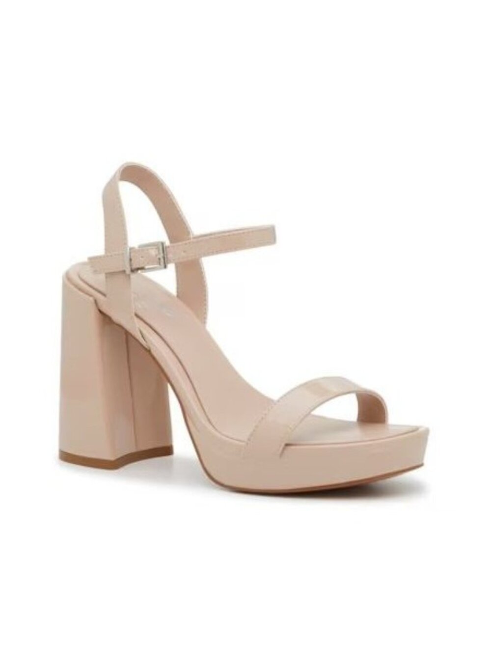 MIX NO 6 Sabria Blush Beige Platform Sandals Size 9.5 NEW NIB